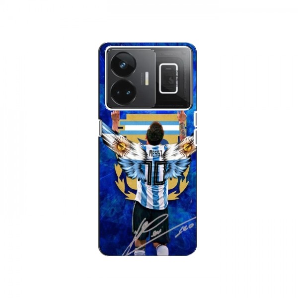 Чехлы для RealMe GT3 (Leo Messi чемпион) AlphaPrint