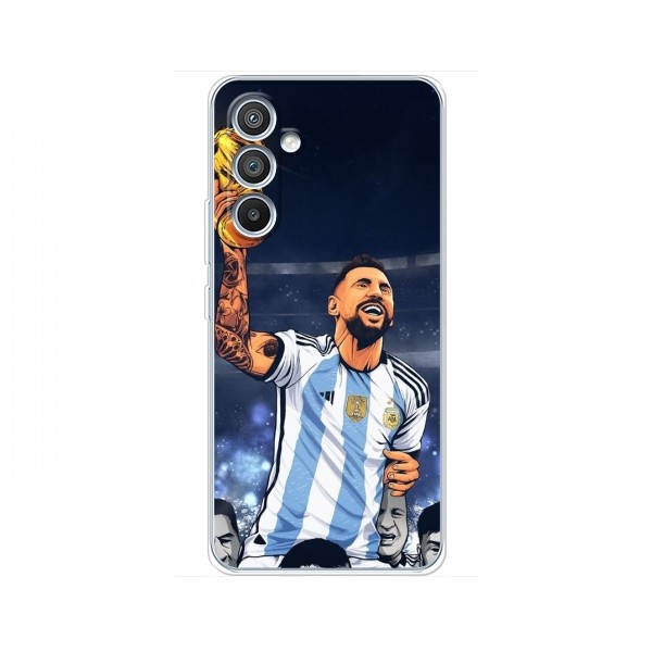 Чехлы для Самсунг А13 (5G) (Leo Messi чемпион) AlphaPrint