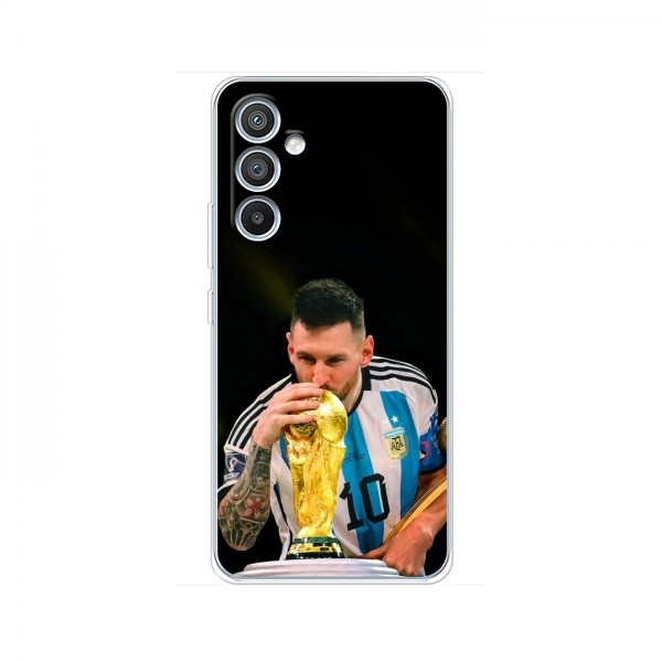 Чехлы для Самсунг А14 5G (Leo Messi чемпион) AlphaPrint