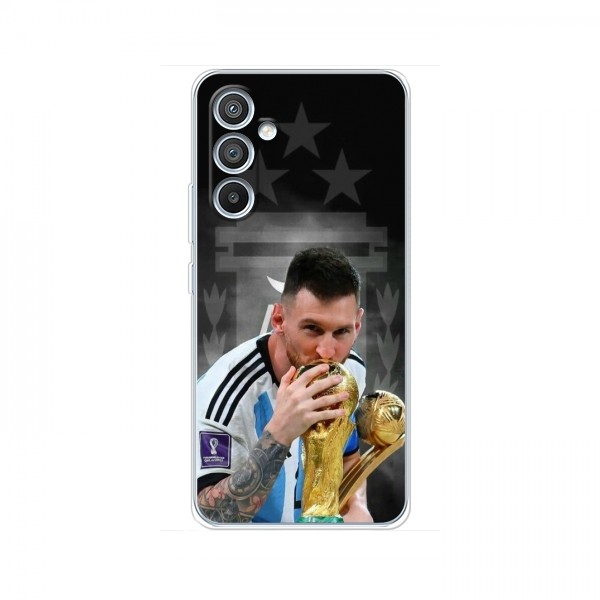 Чехлы для Самсунг А14 5G (Leo Messi чемпион) AlphaPrint