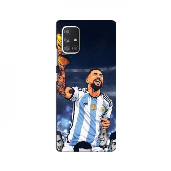 Чехлы для Самсунг Галакси А52 (Leo Messi чемпион) AlphaPrint