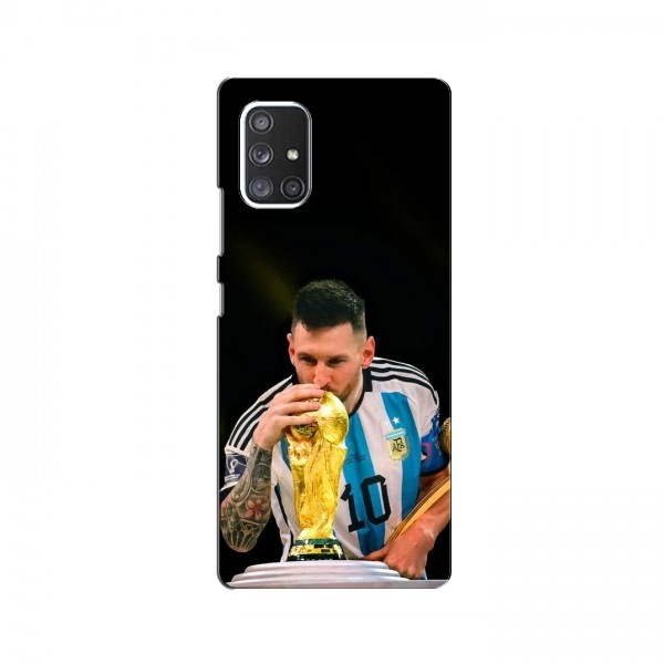 Чехлы для Самсунг Галакси А52 (Leo Messi чемпион) AlphaPrint