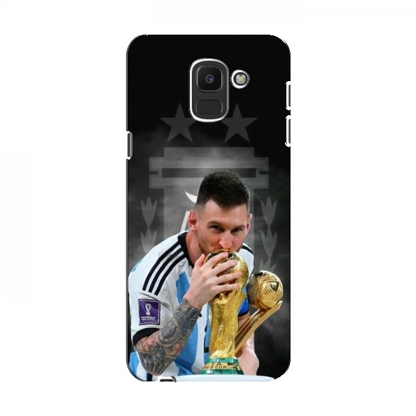 Чехлы для Samsung J6 2018 (Leo Messi чемпион) AlphaPrint