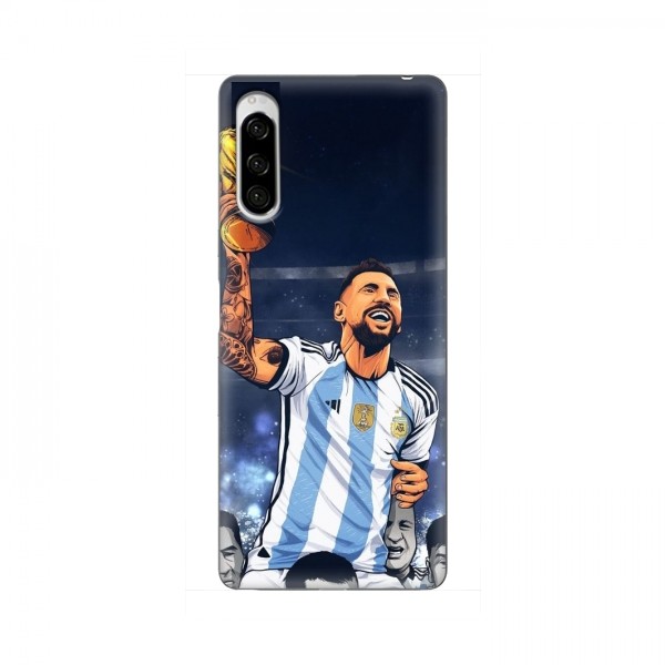 Чехлы для Сони Хпериа 10 II (Leo Messi чемпион) AlphaPrint