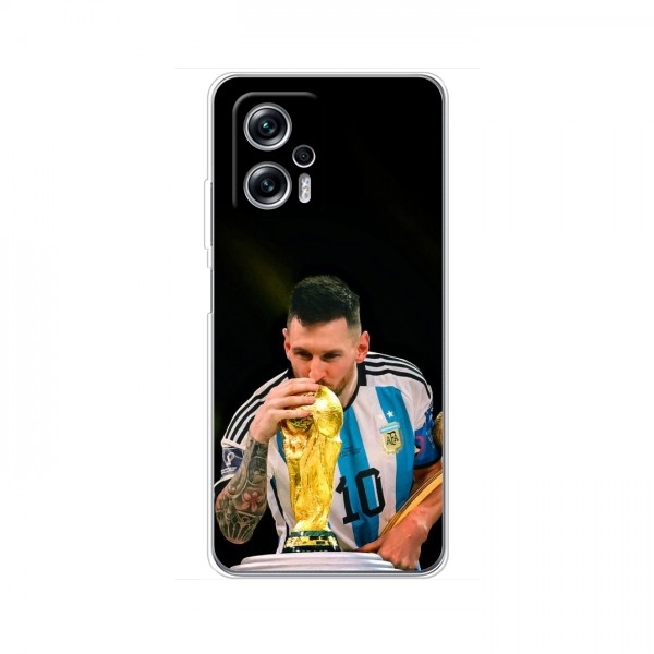 Чехлы для Поко X4 GT (Leo Messi чемпион) AlphaPrint