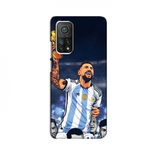 Чехлы для Ксяоми Ми 10т (Leo Messi чемпион) AlphaPrint