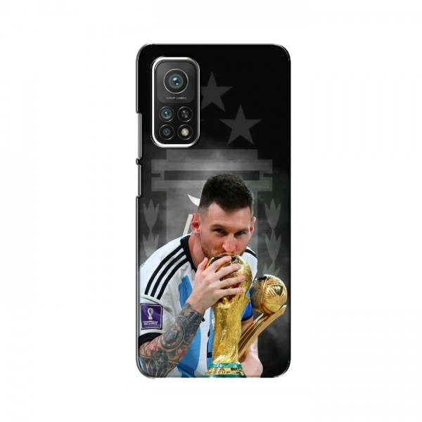 Чехлы для Ксяоми Ми 10т Про (Leo Messi чемпион) AlphaPrint