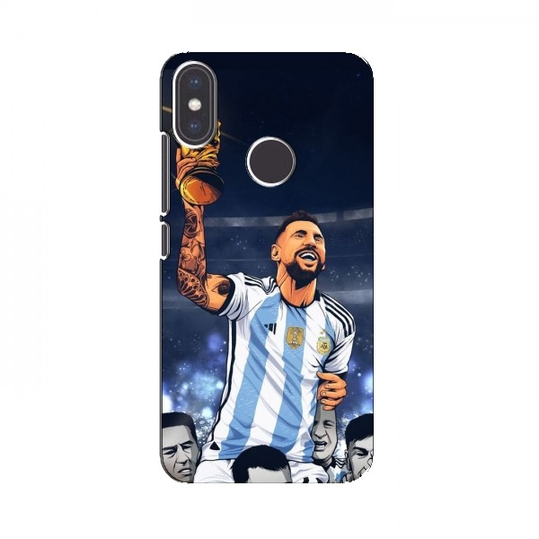 Чехлы для Xiaomi Mi A2 (Leo Messi чемпион) AlphaPrint