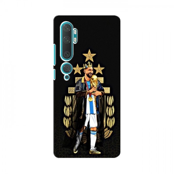 Чехлы для Xiaomi Mi Note 10 (Leo Messi чемпион) AlphaPrint