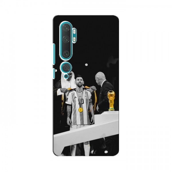 Чехлы для Xiaomi Mi Note 10 (Leo Messi чемпион) AlphaPrint