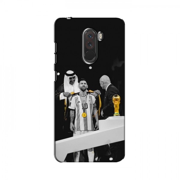 Чехлы для Xiaomi Pocophone F1 (Leo Messi чемпион) AlphaPrint