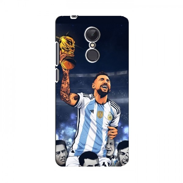 Чехлы для Xiaomi Redmi 5 Plus (Leo Messi чемпион) AlphaPrint