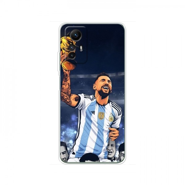 Чехлы для Редми Ноут 12с (Leo Messi чемпион) AlphaPrint