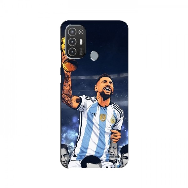 Чехлы для ЗТЕ Блейд А52 (Leo Messi чемпион) AlphaPrint