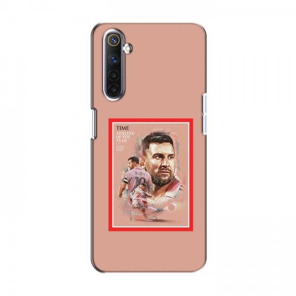 Чехлы Месси для RealMe 6 AlphaPrint