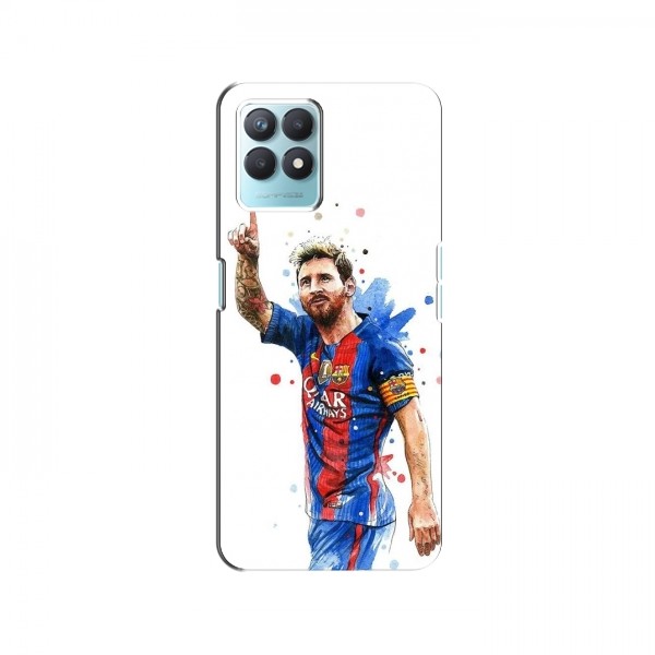 Чехлы Месси для RealMe NARZO 50 AlphaPrint