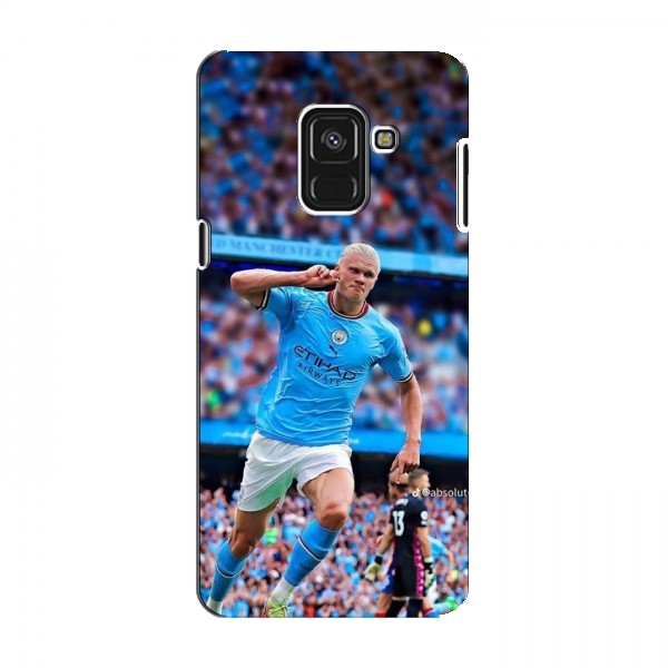 Чехлы с футболистом Ерли Холанд для Samsung A8 Plus , A8 Plus 2018, A730F - (AlphaPrint)