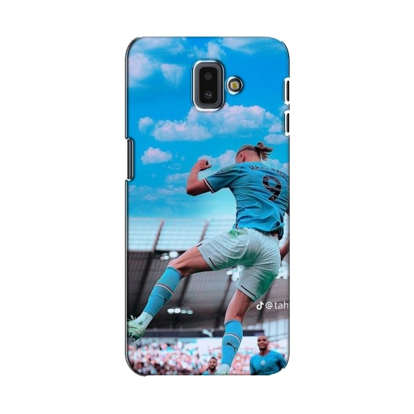 Чехлы с футболистом Ерли Холанд для Samsung J6 Plus, J6 Плюс 2018 (J610) - (AlphaPrint)