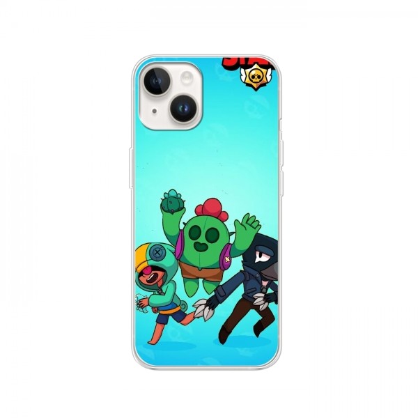 Чехлы Brawl Stars для iPhone 16 (AlphaPrint)