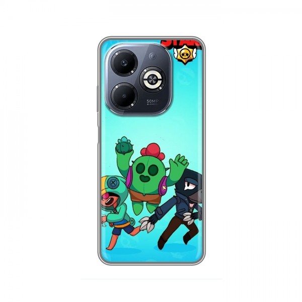 Чехлы Brawl Stars для Infinix Smart 8 Plus (AlphaPrint)