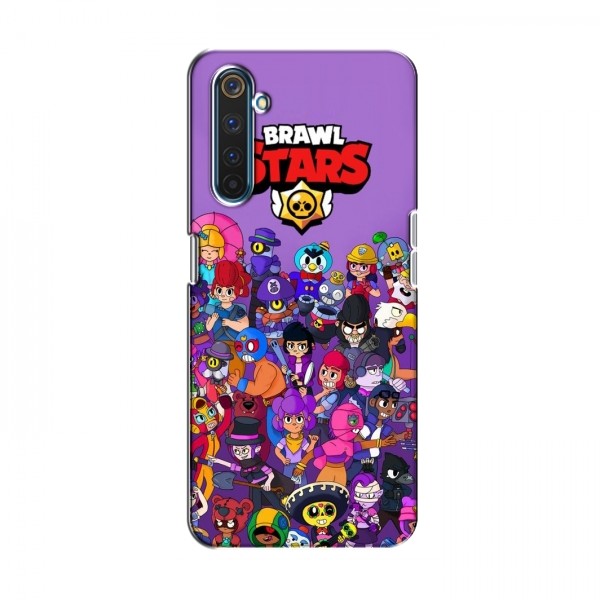 Чехлы Brawl Stars для RealMe 6 Pro (AlphaPrint)