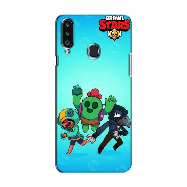 Чехлы Brawl Stars для Samsung Galaxy A20s (A207) (AlphaPrint)