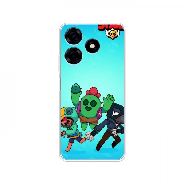 Чехлы Brawl Stars для TECNO Spark 10 (KI5q) (AlphaPrint)