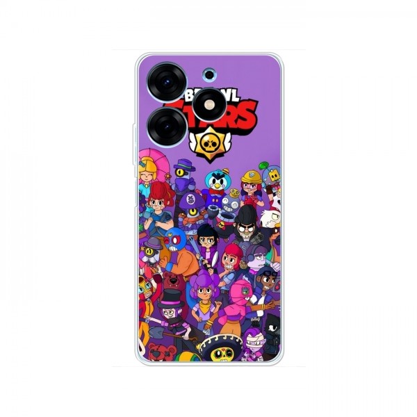 Чехлы Brawl Stars для TECNO Spark 10 Pro (AlphaPrint)