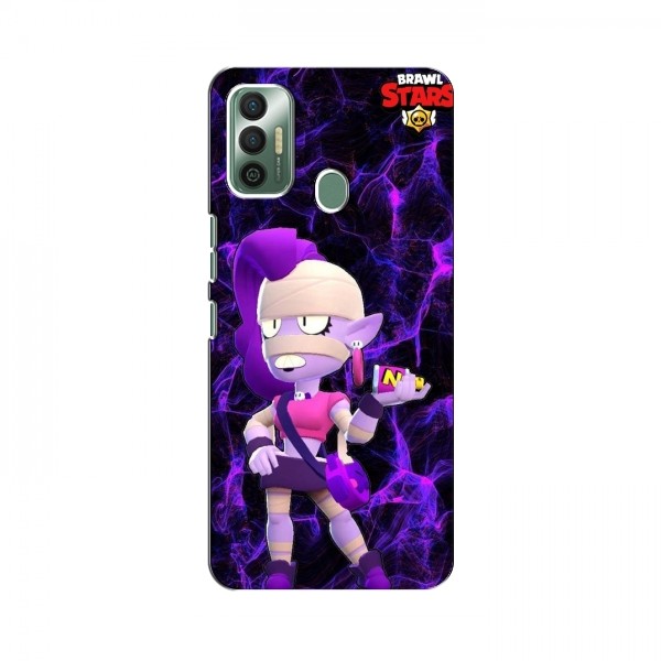 Чехлы Brawl Stars для TECNO Spark 7 Go (KF6m) (AlphaPrint)