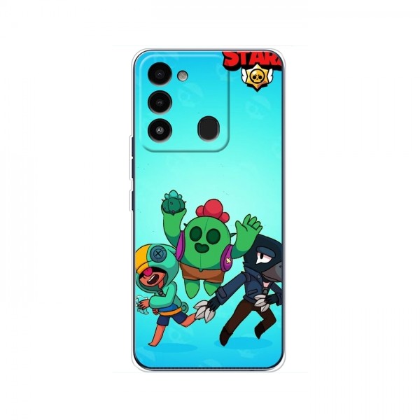 Чехлы Brawl Stars для TECNO Spark 8C (AlphaPrint)