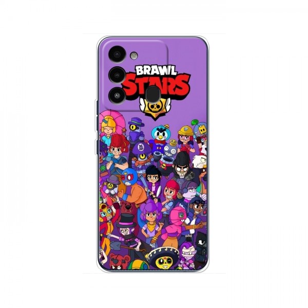 Чехлы Brawl Stars для TECNO Spark 8C (AlphaPrint)