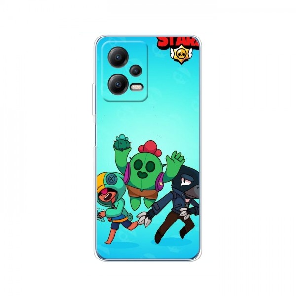 Чехлы Brawl Stars для Xiaomi POCO X5 (5G) (AlphaPrint)