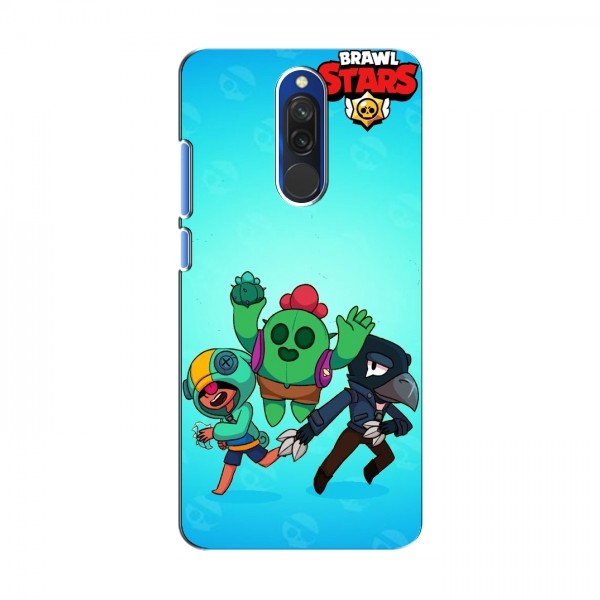 Чехлы Brawl Stars для Xiaomi Redmi 8 (AlphaPrint)