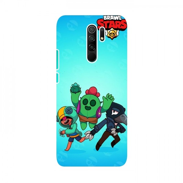 Чехлы Brawl Stars для Xiaomi Redmi 9 (AlphaPrint)