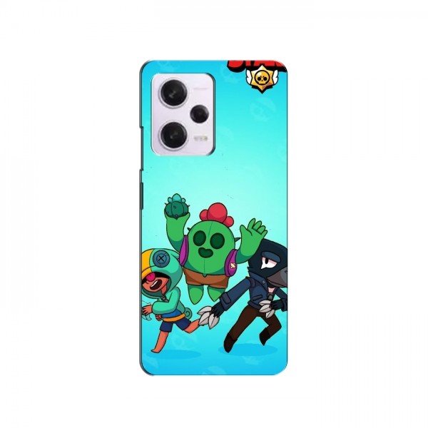 Чехлы Brawl Stars для Xiaomi Redmi Note 12 (5G) China (AlphaPrint)