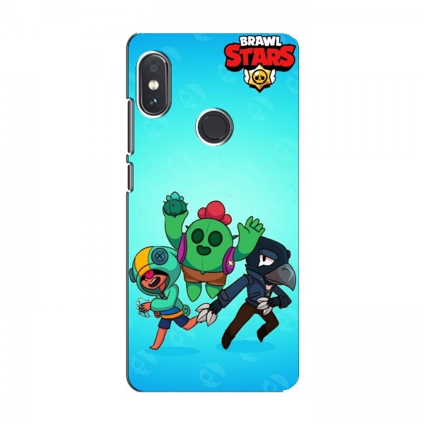 Чехлы Brawl Stars для Xiaomi Redmi Note 5 (AlphaPrint)