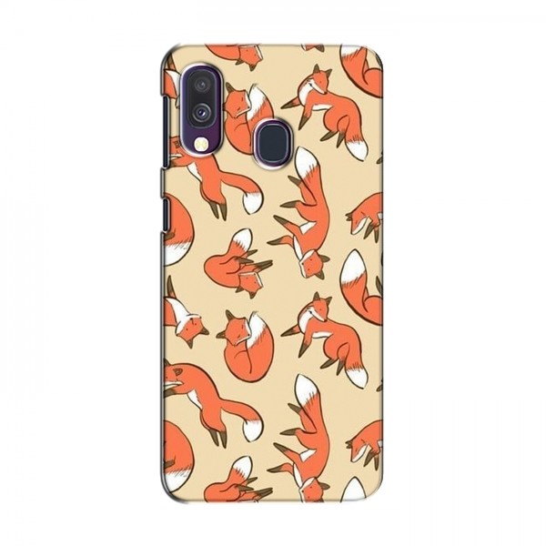 Чехлы с картинкой Лисички для Samsung Galaxy A40 2019 (A405F) (VPrint)