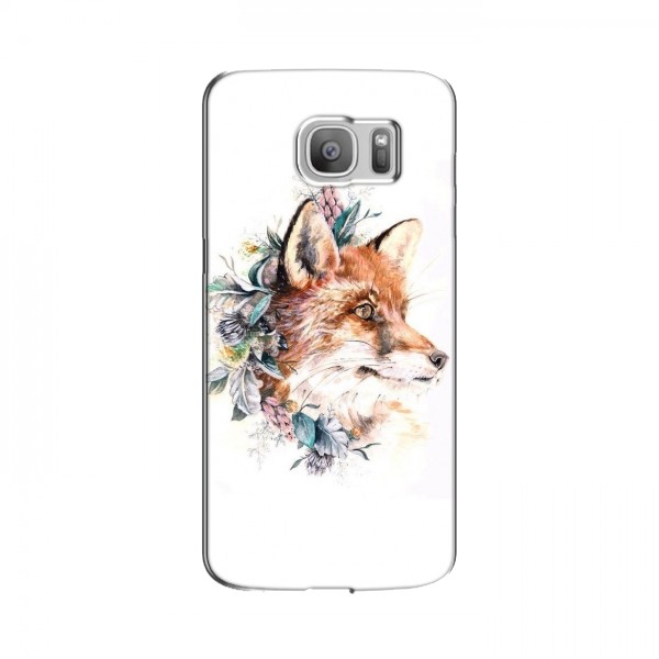 Чехлы с картинкой Лисички для Samsung S7 Еdge, G935 (VPrint)