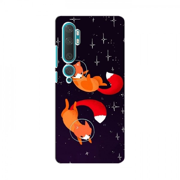 Чехлы с картинкой Лисички для Xiaomi Mi 10 (VPrint)