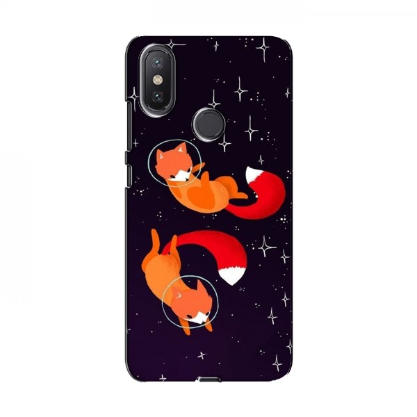 Чехлы с картинкой Лисички для Xiaomi Mi A2 Lite (VPrint)