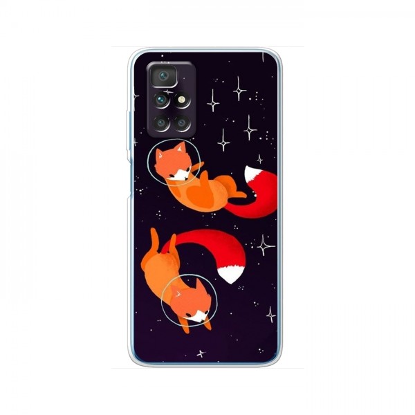 Чехлы с картинкой Лисички для Xiaomi Redmi 10 (VPrint)