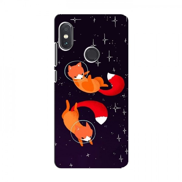 Чехлы с картинкой Лисички для Xiaomi Redmi Note 5 (VPrint)