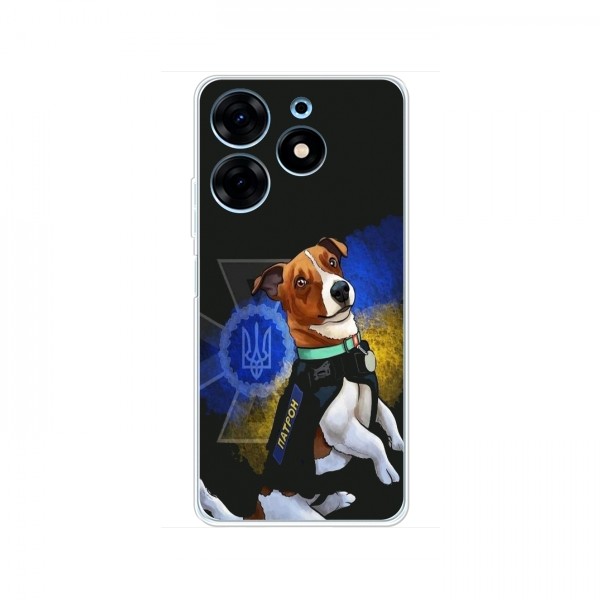 Чехлы с картинкой собаки Патрон для Техно Спарк 10 Про (AlphaPrint)