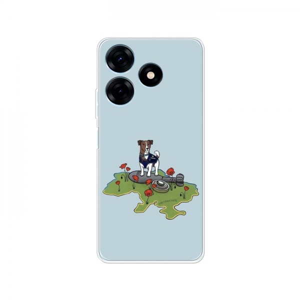 Чехлы с картинкой собаки Патрон для Техно Спарк 10ц (AlphaPrint)