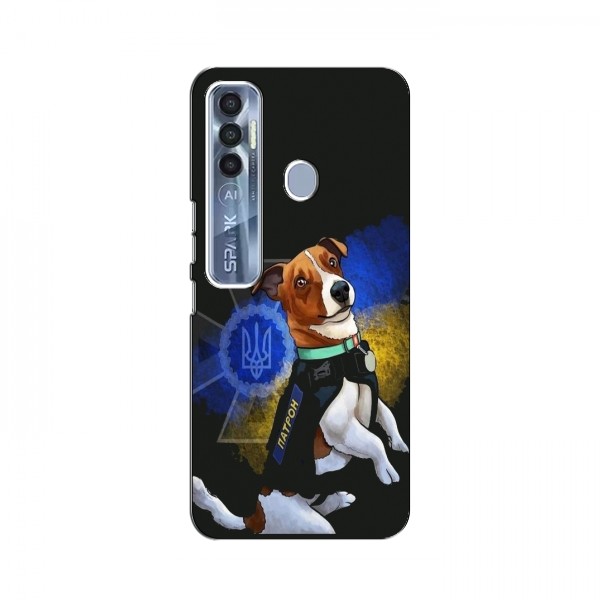 Чехлы с картинкой собаки Патрон для Техно Спарк 7 Про (AlphaPrint)