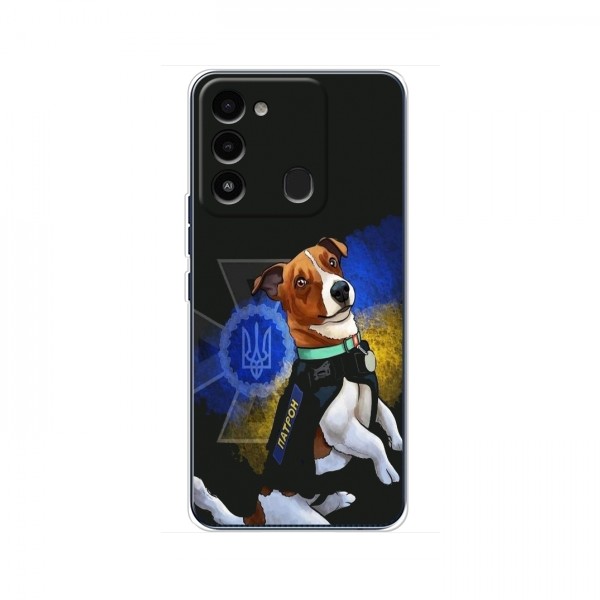 Чехлы с картинкой собаки Патрон для Техно Спарк 8 (AlphaPrint)