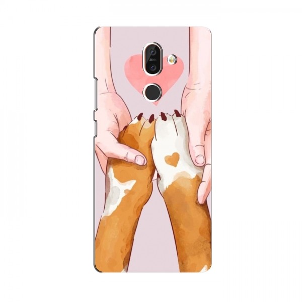 Чехлы с собаками для Nokia 7 Plus (VPrint)