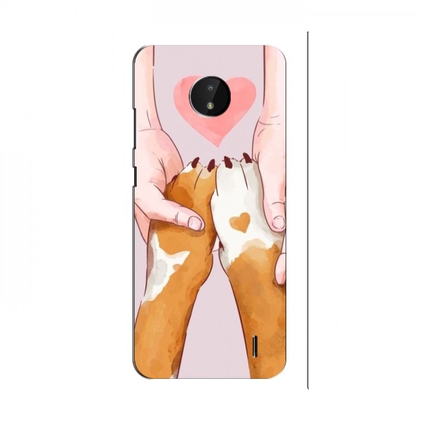 Чехлы с собаками для Nokia C10 (VPrint)