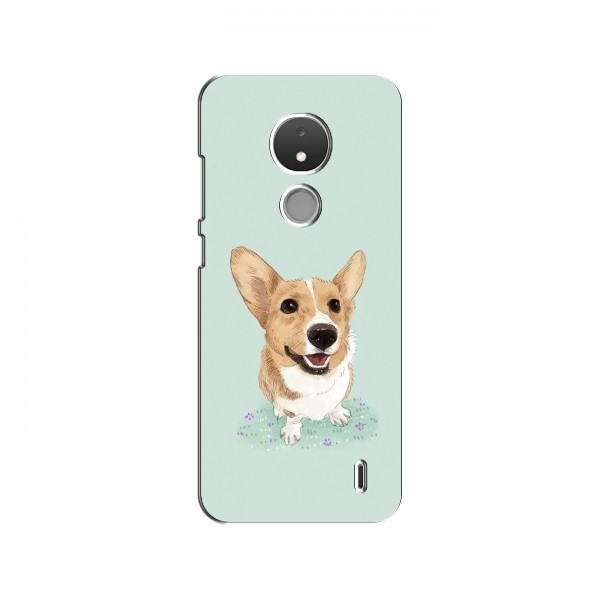 Чехлы с собаками для Nokia C21 (VPrint)
