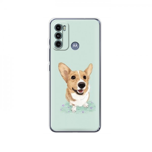 Чехлы с собаками для Motorola MOTO G60 (VPrint)